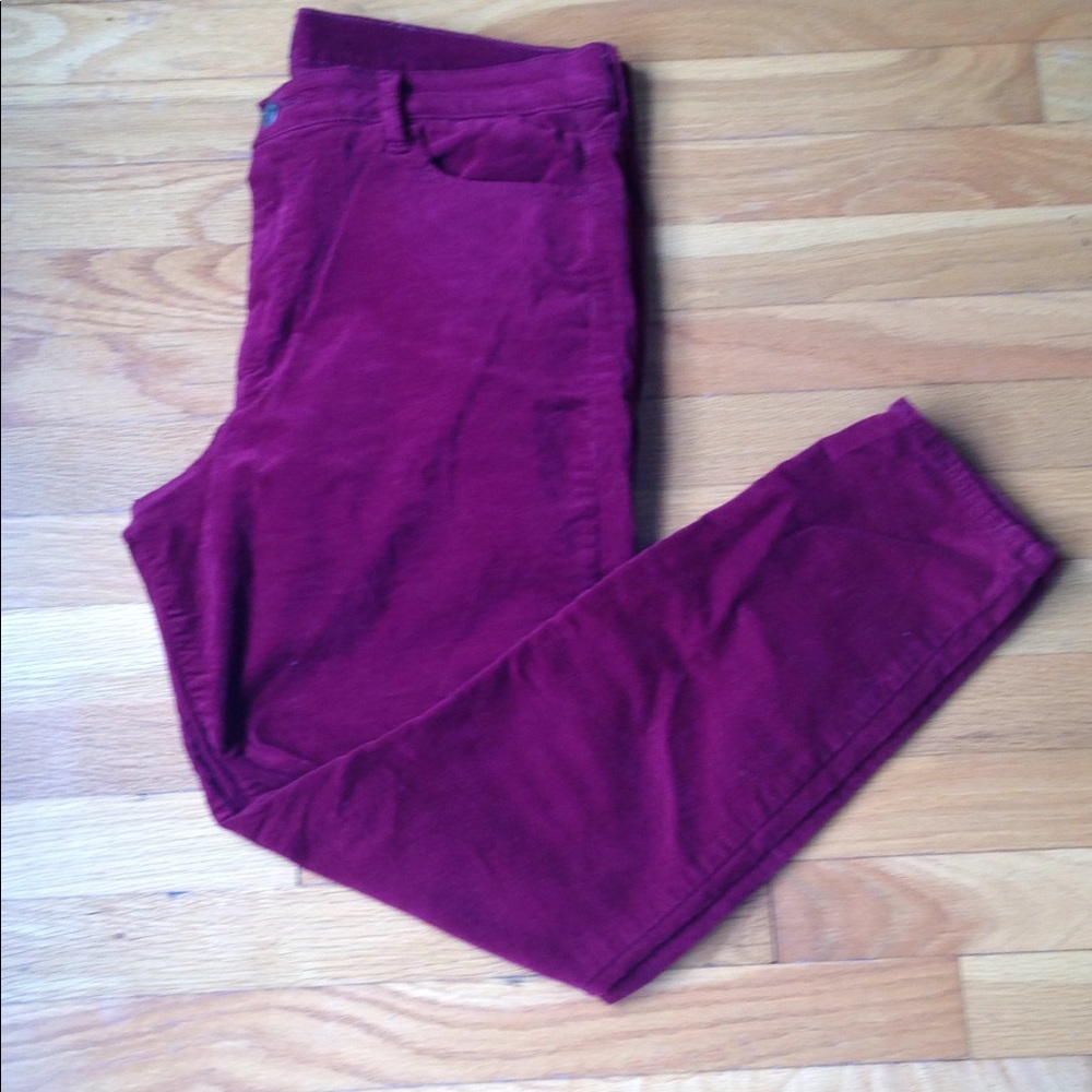 GAP burgundy pants